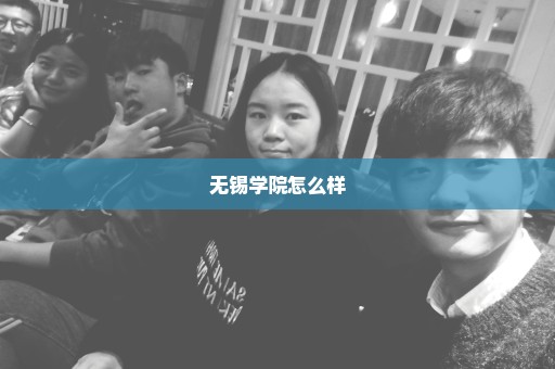 无锡学院怎么样