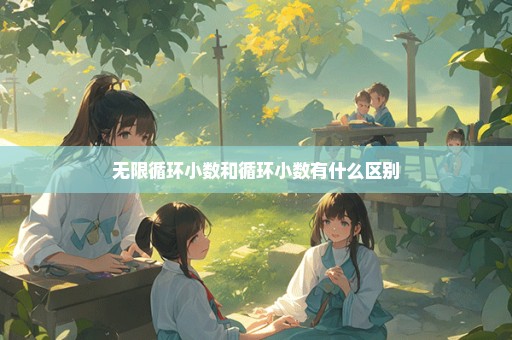 无限循环小数和循环小数有什么区别