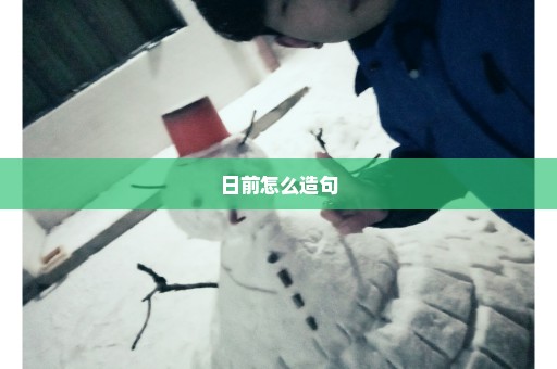 日前怎么造句