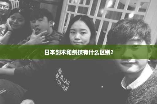 日本剑术和剑技有什么区别？
