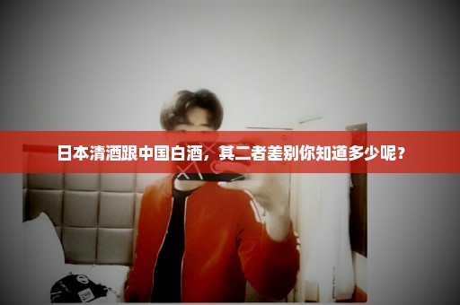 日本清酒跟中国白酒，其二者差别你知道多少呢？