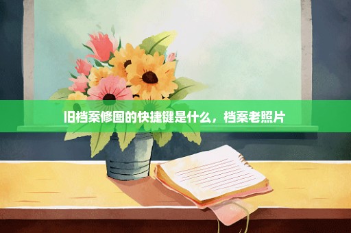 旧档案修图的快捷键是什么，档案老照片 