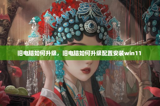 旧电脑如何升级，旧电脑如何升级配置安装win11 
