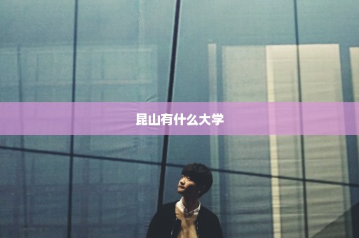 昆山有什么大学