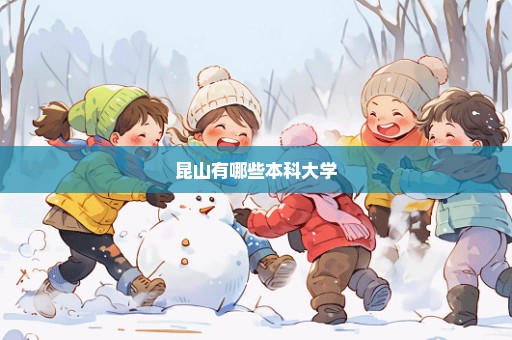 昆山有哪些本科大学