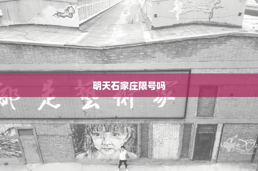 明天石家庄限号吗