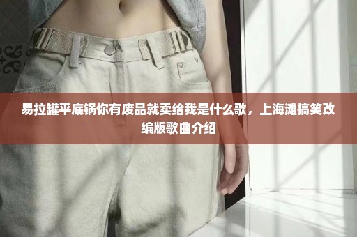 易拉罐平底锅你有废品就卖给我是什么歌，上海滩搞笑改编版歌曲介绍