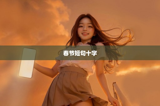 春节短句十字