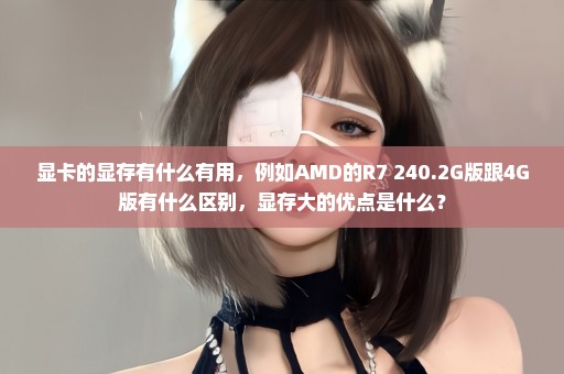 显卡的显存有什么有用，例如AMD的R7 240.2G版跟4G版有什么区别，显存大的优点是什么？