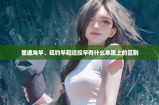 普通海竿、矶钓竿和远投竿有什么本质上的区别