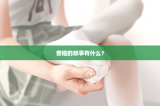 曹植的故事有什么？