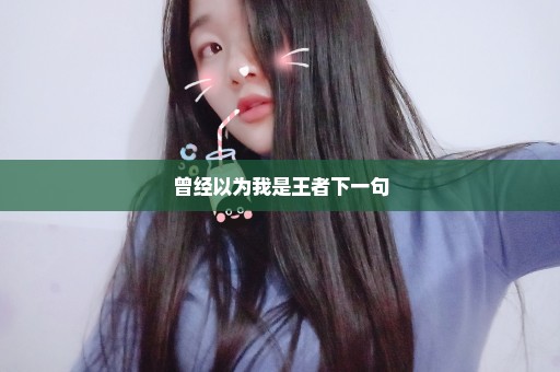 曾经以为我是王者下一句