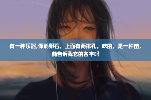 有一种乐器,像鹅卵石，上面有两排孔，吹的，是一种笛，能告诉我它的名字吗