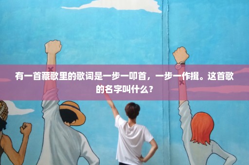 有一首藏歌里的歌词是一步一叩首，一步一作揖。这首歌的名字叫什么？