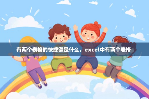 有两个表格的快捷键是什么，excel中有两个表格 