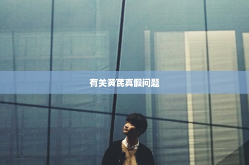 有关黄芪真假问题