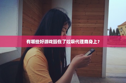 有哪些好游戏毁在了垃圾代理商身上？