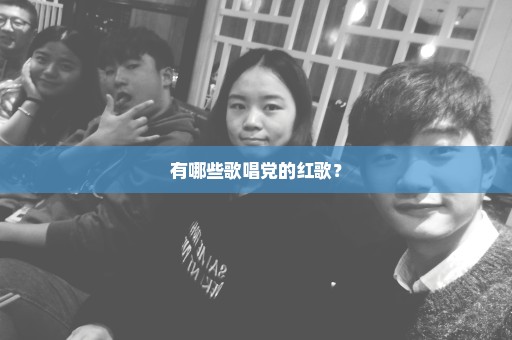 有哪些歌唱党的红歌？