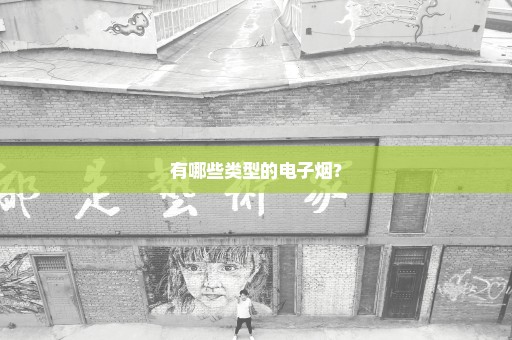有哪些类型的电子烟？