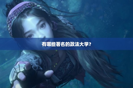 有哪些著名的政法大学？