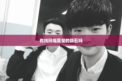 有纯玛瑙质量的陨石吗