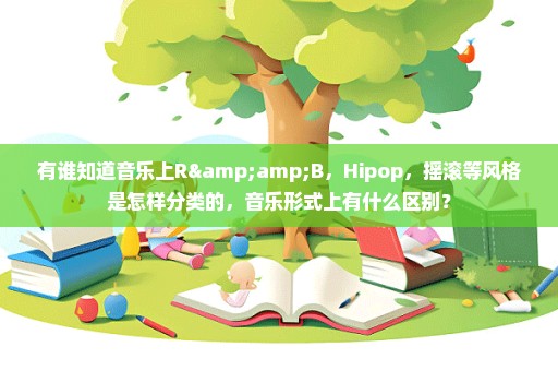 有谁知道音乐上R&B，Hipop，摇滚等风格是怎样分类的，音乐形式上有什么区别？