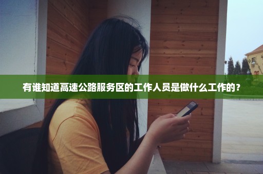 有谁知道高速公路服务区的工作人员是做什么工作的？