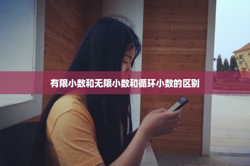 有限小数和无限小数和循环小数的区别