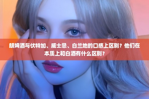 朗姆酒与伏特加、威士忌、白兰地的口感上区别？他们在本质上和白酒有什么区别？