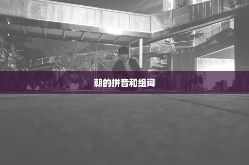 朝的拼音和组词