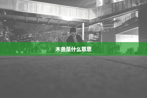 木鱼是什么意思