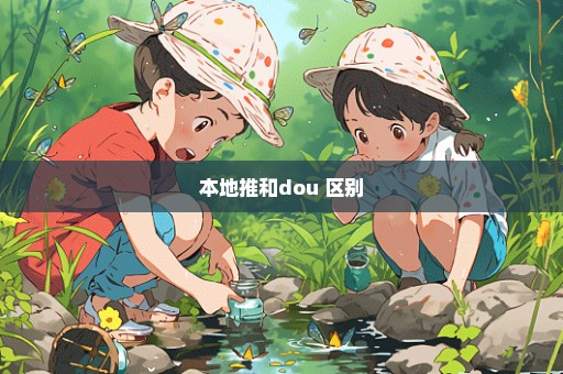 本地推和dou+区别