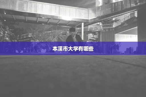 本溪市大学有哪些