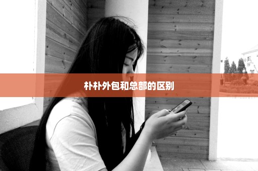 朴朴外包和总部的区别