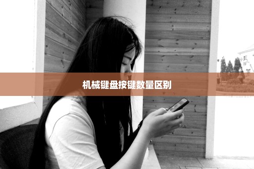 机械键盘按键数量区别
