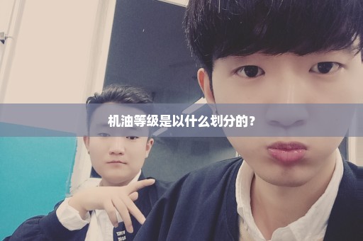 机油等级是以什么划分的？
