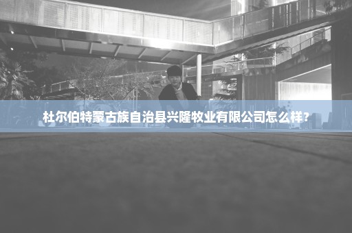 杜尔伯特蒙古族自治县兴隆牧业有限公司怎么样？