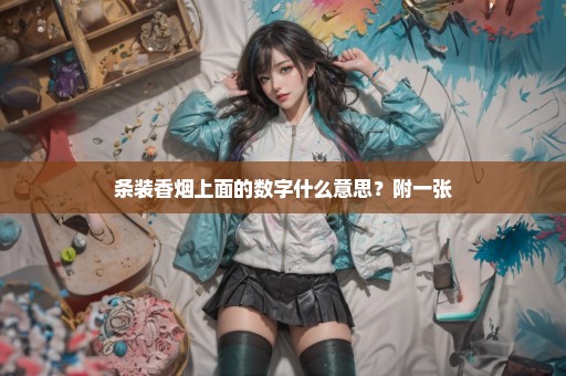 条装香烟上面的数字什么意思？附一张