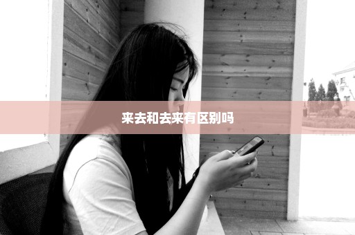来去和去来有区别吗