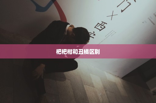 杷杷柑和丑橘区别