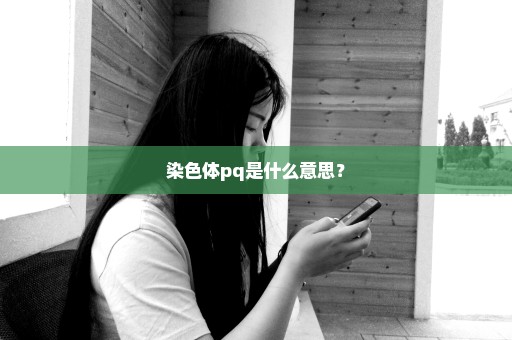 染色体pq是什么意思？