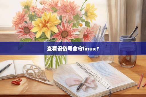 查看设备号命令linux？