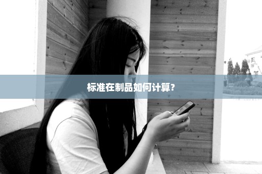 标准在制品如何计算？