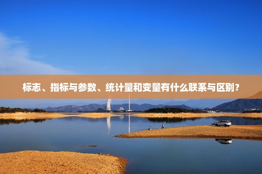 标志、指标与参数、统计量和变量有什么联系与区别？