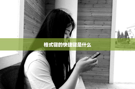 格式键的快捷键是什么