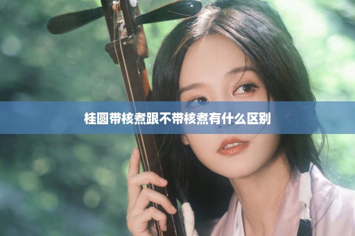 桂圆带核煮跟不带核煮有什么区别