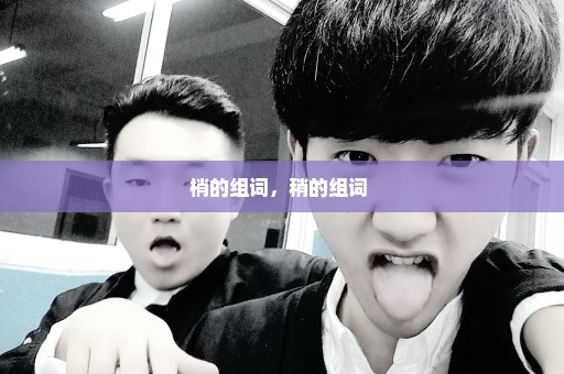 梢的组词，稍的组词 