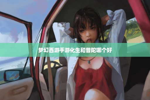 梦幻西游手游化生和普陀哪个好