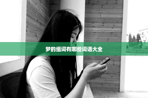 梦的组词有哪些词语大全