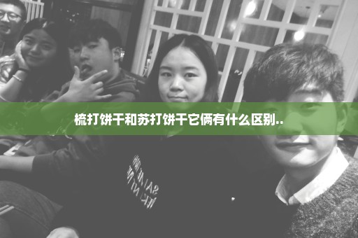 梳打饼干和苏打饼干它俩有什么区别..